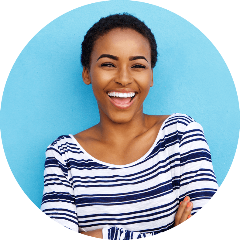 dental patient smiling